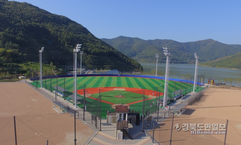 청도 신화랑배 사회인 야구대회가 열릴 청도 베이스볼파크 모습.