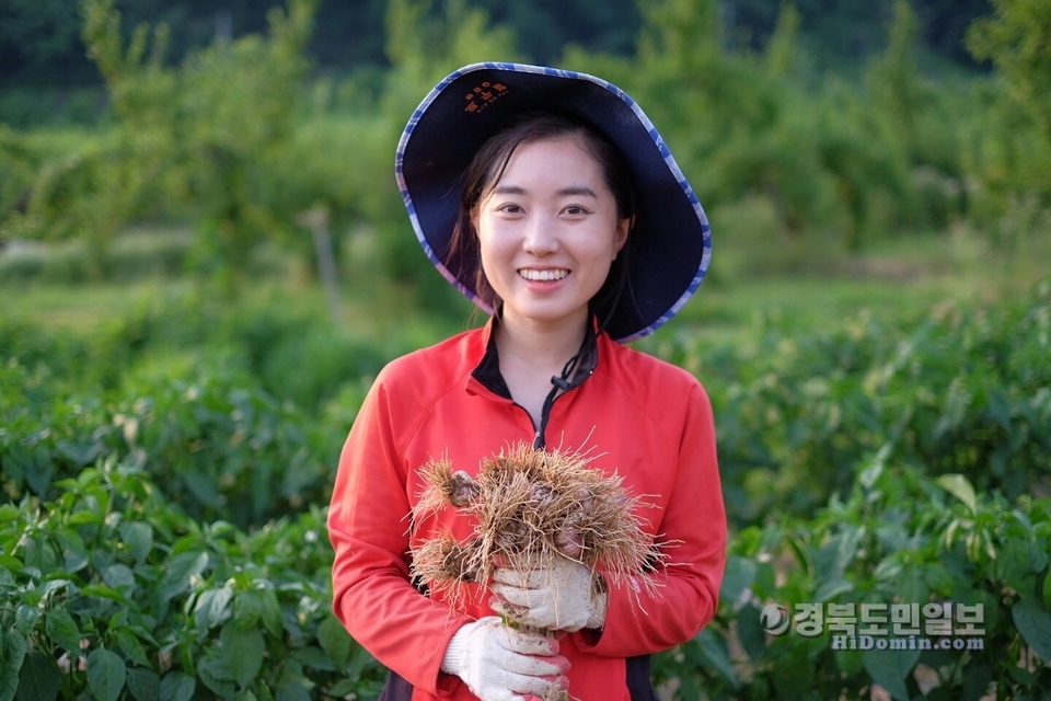 의성 특수작물 생산 ‘빅토리팜’ 대표 손다은씨