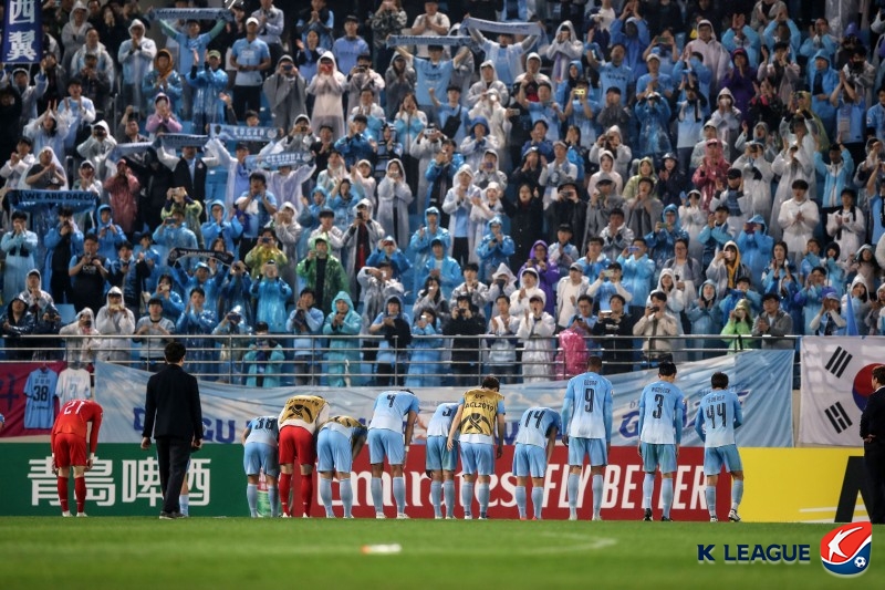 대구FC가 광저우 에버그란데의 벽을 넘지 못하고 ACL 16강 진출에 실패했다. 사진=한국프로축구연맹 제공