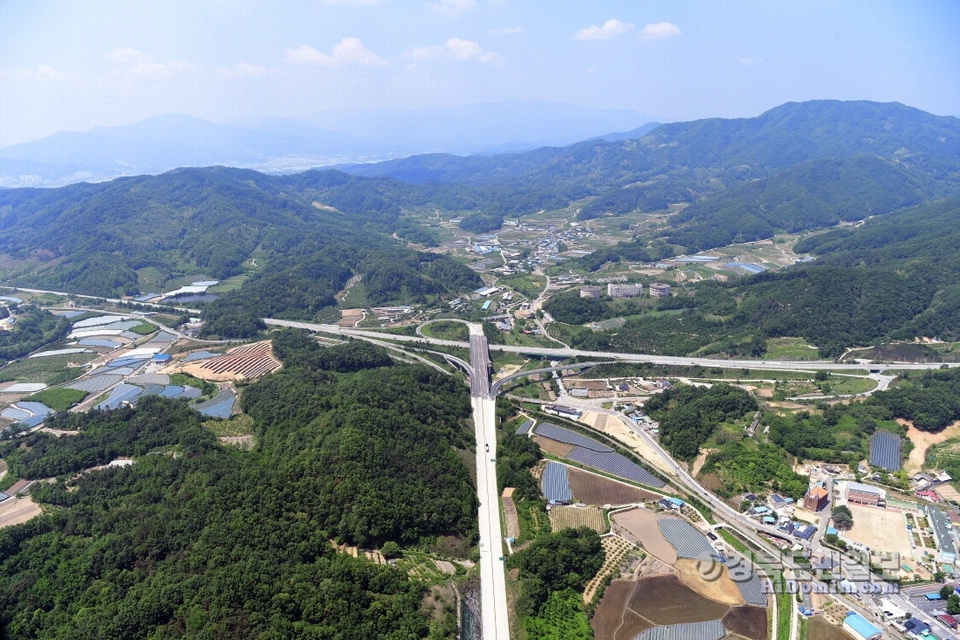 김천 시가지 전경.