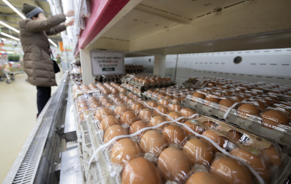 대형마트에서 판매되고 있는 달걀. 뉴스1