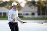 마이클 톰슨이 4일(한국시간) 미국 플로리다주 팜비치 가든스의 PGA 내셔널 챔피언스코스에서 열린 혼다클래식 4라운드 18번홀에서 버디 퍼트 성공후 우승이 확정되자 포효하고 있다. 연합