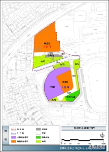 경북대 캠퍼스 혁신파크 토지이용계획도. 사진=대구시 제공