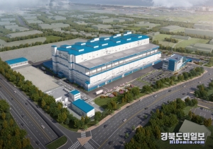 포스코퓨처엠이 단계적으로 건설하고 있는 포항 양극재 공장 조감도.