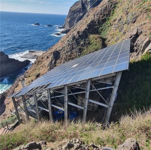 독도에 설치된 태양광 시설
