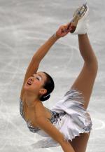 일본의 아사다 마오가 24일(한국시간) 일본 미야기에서 끝난 2012-2013 국제빙상경기연맹(ISU) 피겨 그랑프리 6차 대회에서 프리스케이팅에서 연기를 펼치고 있다. 연합