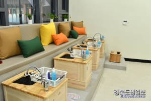 경산동의한방촌 내부 모습