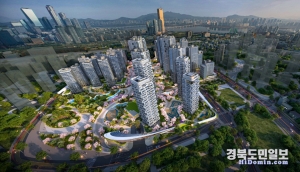 포스코이앤씨는 서울 동작구 내 최고 사업 조건을 제안했다. 사진은 노량진1구역 오티에르 동작 조감도.