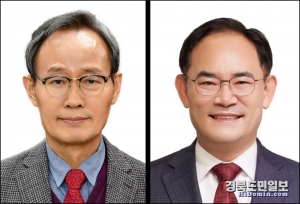 영주시장 박남서(왼쪽), 국회의원 당선자 임종득.